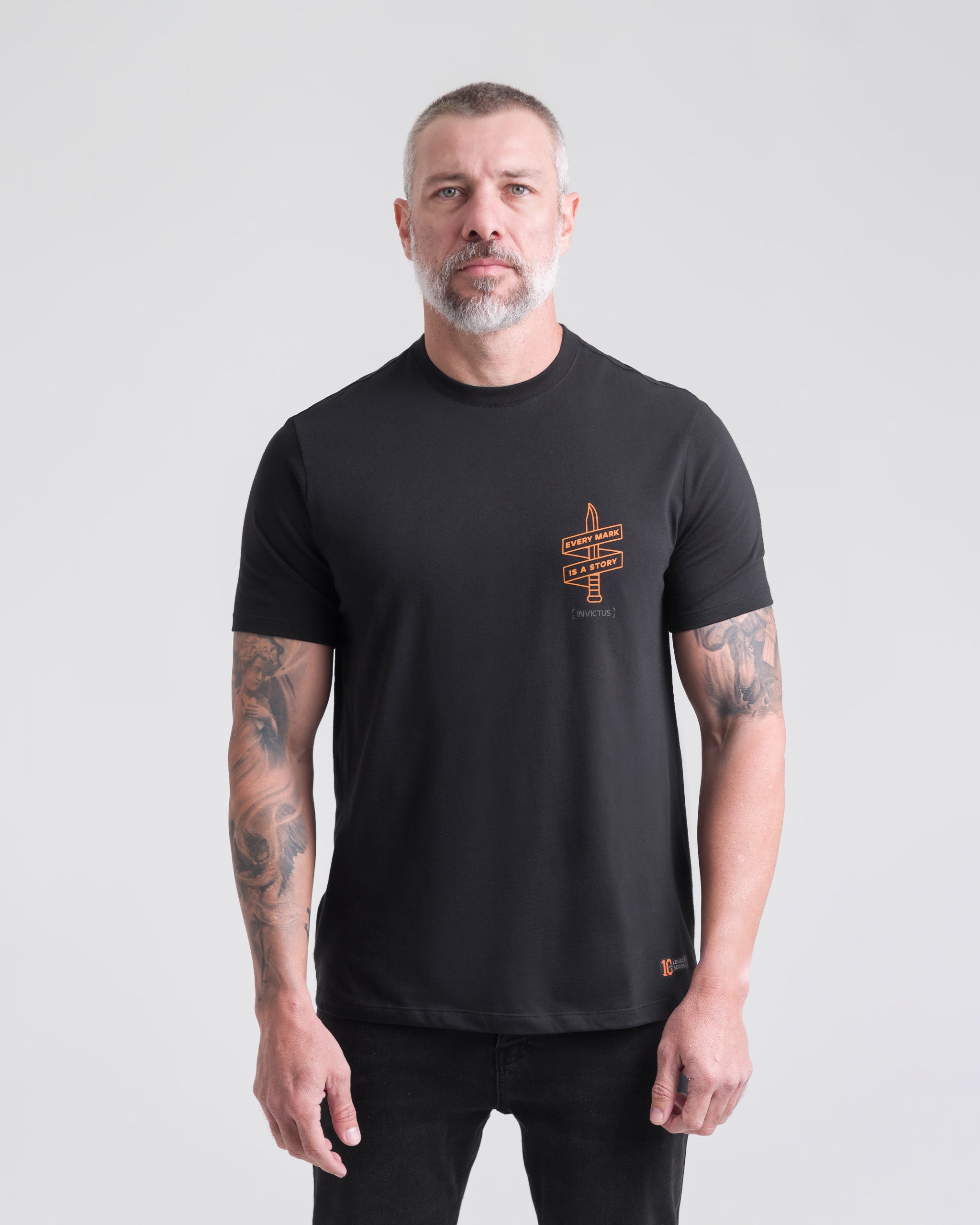 Camiseta Concept Story 10 Anos - Preta