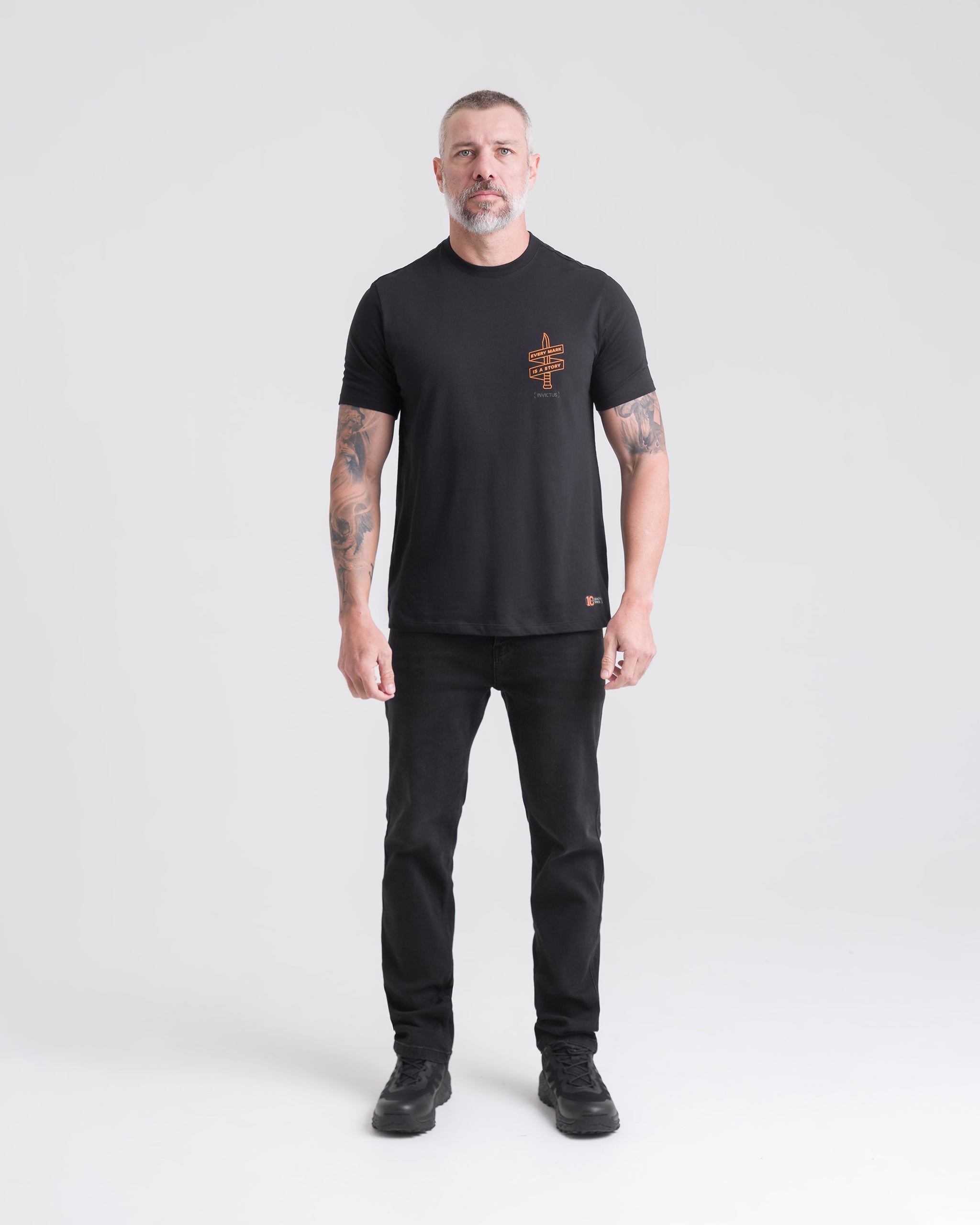 Camiseta Concept Story 10 Anos - Preta