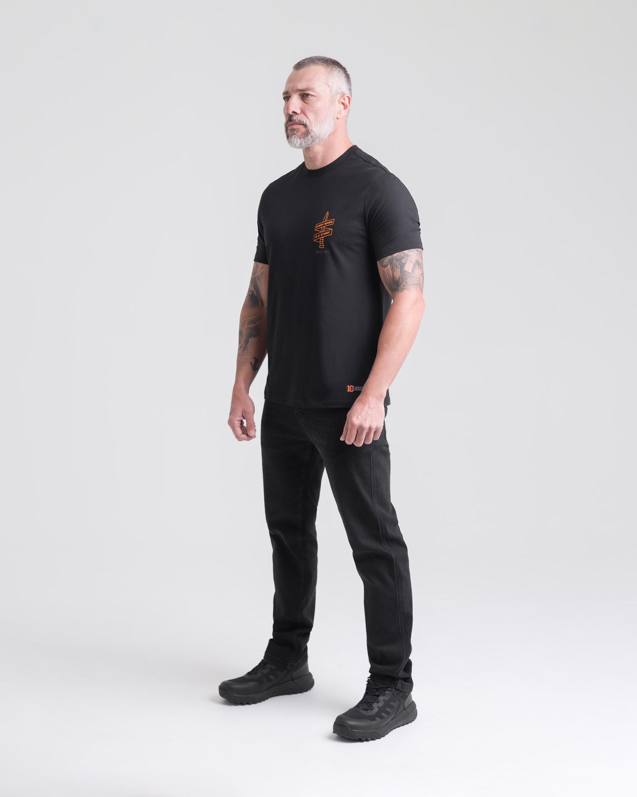 Camiseta Concept Story 10 Anos - Preta