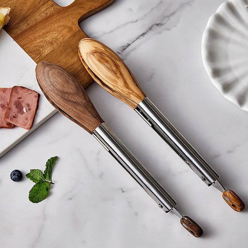 Pegador de Churrasco Inox com Madeira - Haustter