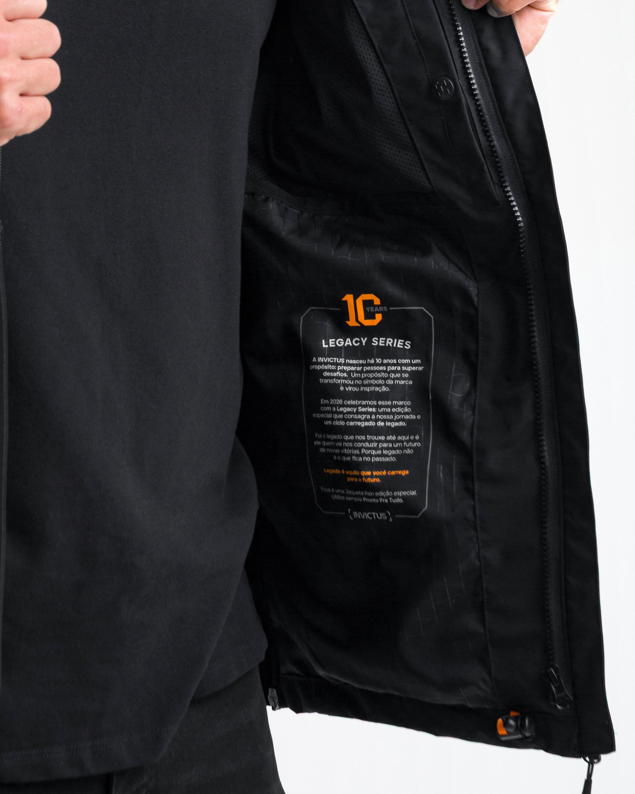 Jaqueta Rain 3.0 10 anos - Warskin Black