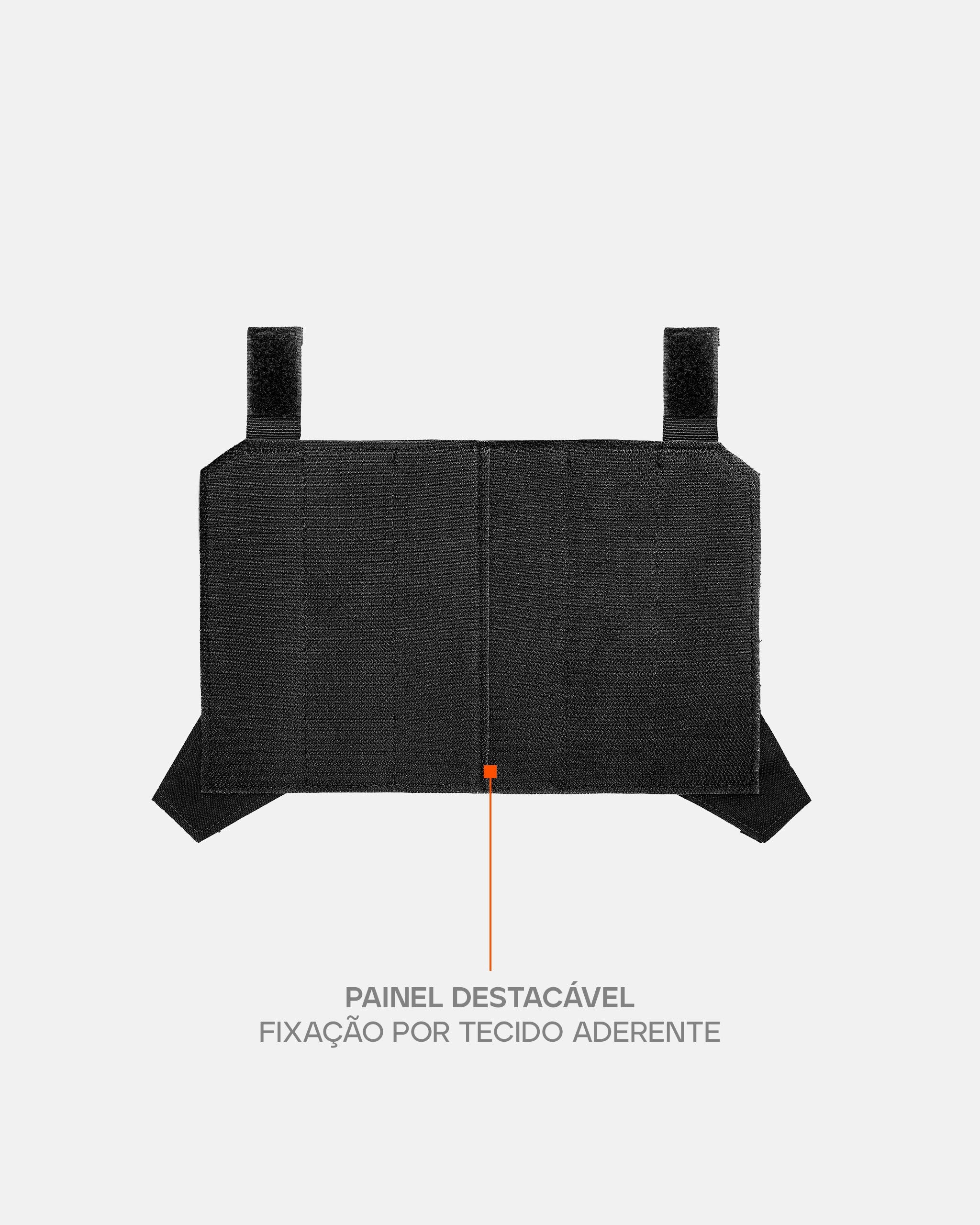 Painel Frontal para Plate Carrier Ares - Preto