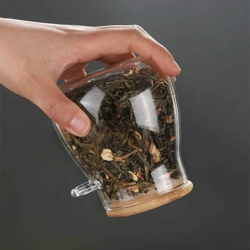 Potes de Vidro Selados + Colher de Bambu para Alimentos Nobres | Haustter