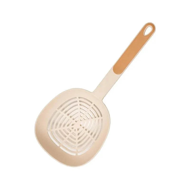 Escorredor de Cozinha Japonês Grande, Colher Resistente ao Calor com Cabo Longo para Macarrão, Bolinhos e Legumes - Haustter