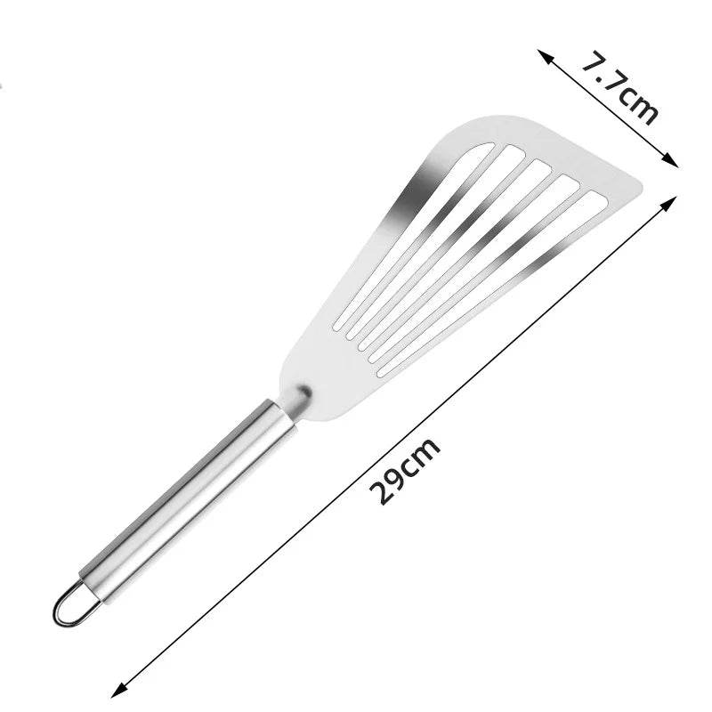 Kit de Espátulas de Inox com Silicone - Haustter