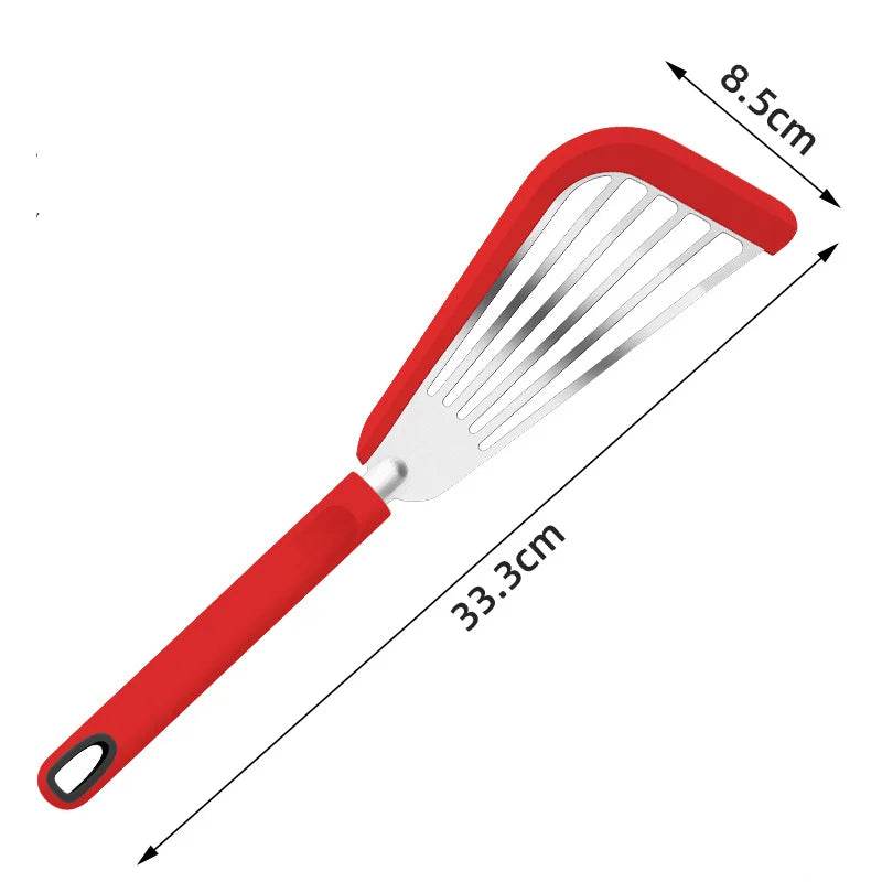 Kit de Espátulas de Inox com Silicone - Haustter