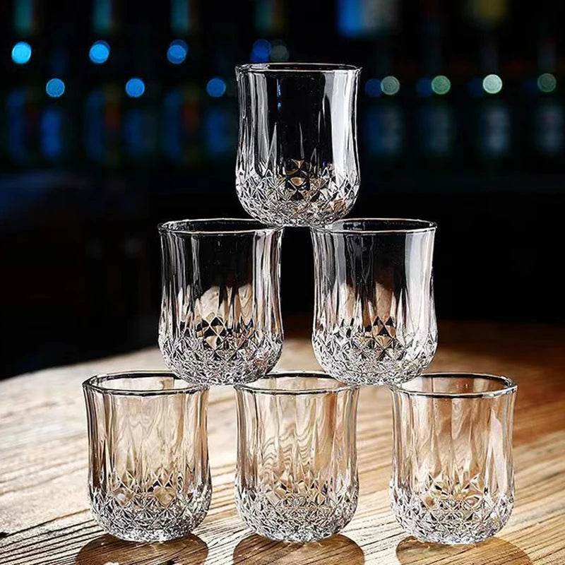 6 Copos Prismados para Bebidas Destiladas, Conjunto - Haustter