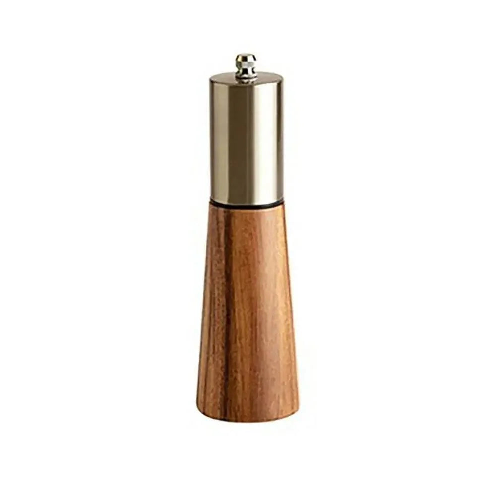Moedor de Pimenta e Dispenser de Sal em Acácia e Inox