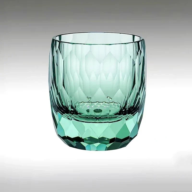 Copo de Cristal Lapidado para Whisky 210 ml