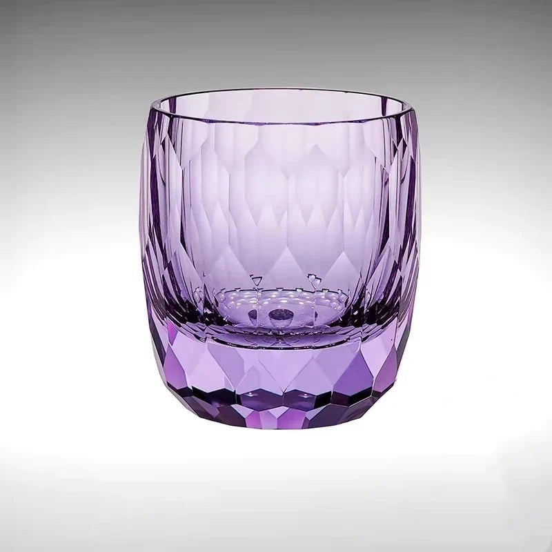 Copo de Cristal Lapidado para Whisky 210 ml