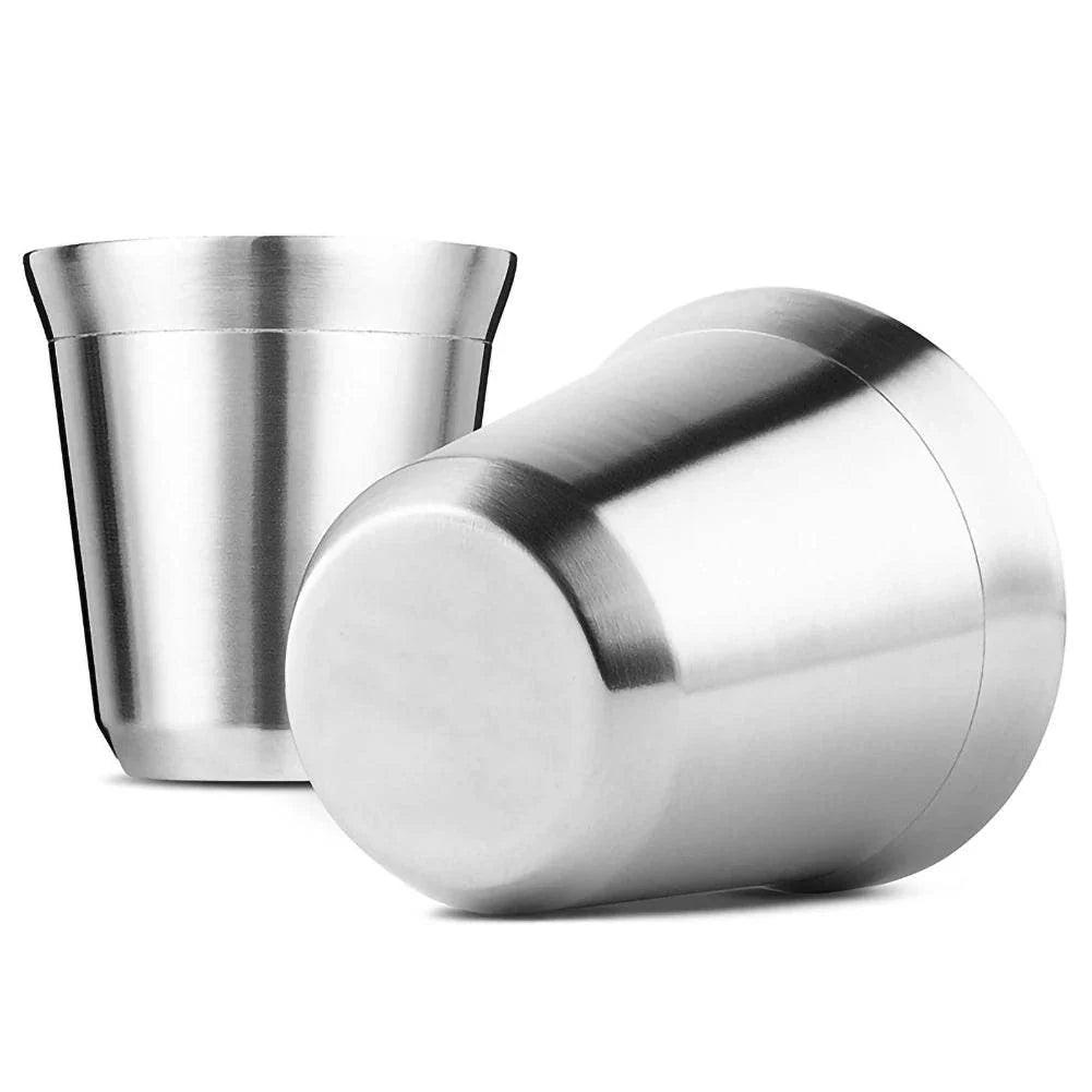 Copo de Café de Aço Inoxidável de Parede Dupla - Haustter