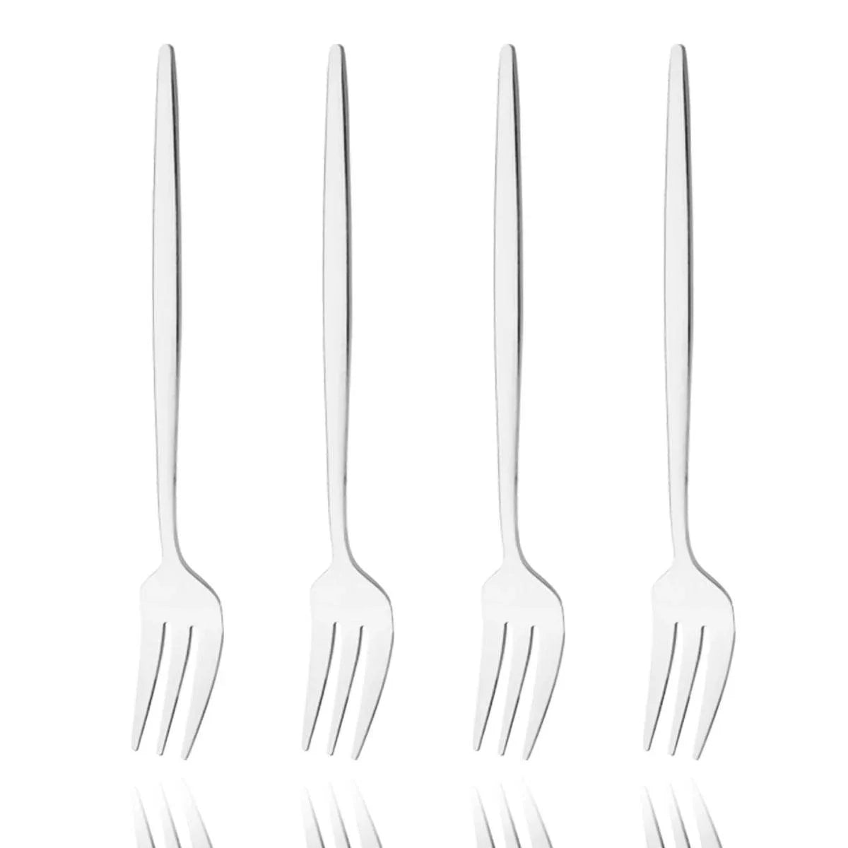 4 Garfos Dourados para Sobremesa, Conjunto - Haustter
