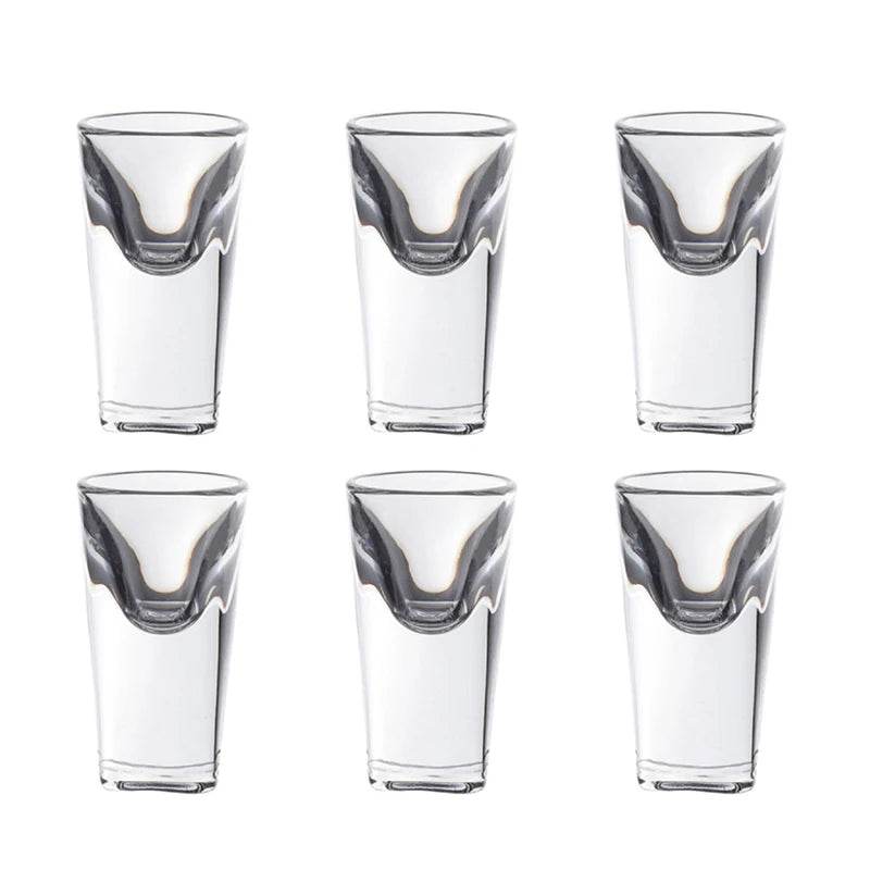 Conjunto de Copos Pequenos para Shot 20ml com Fundo Quadrado - Haustter