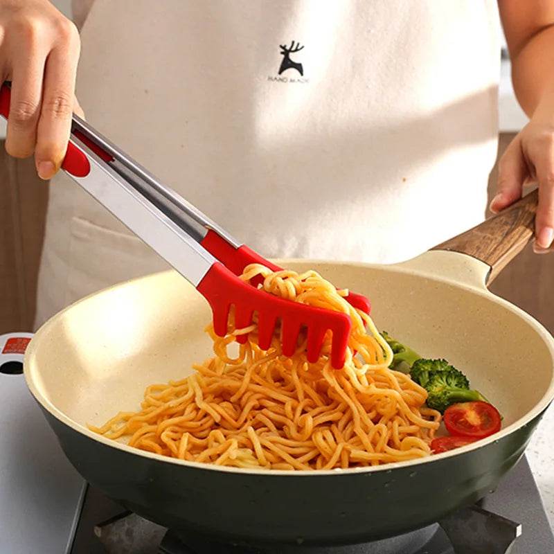 Pegador de Silicone e Inox Pegador para Alimentos - Haustter