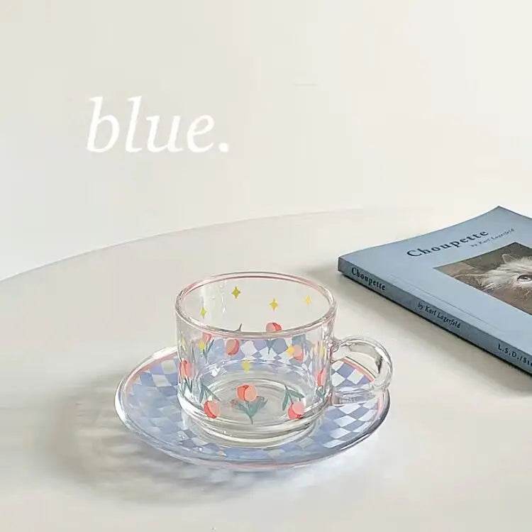 Conjunto de Xícara e Pires de Café Coreano - Haustter