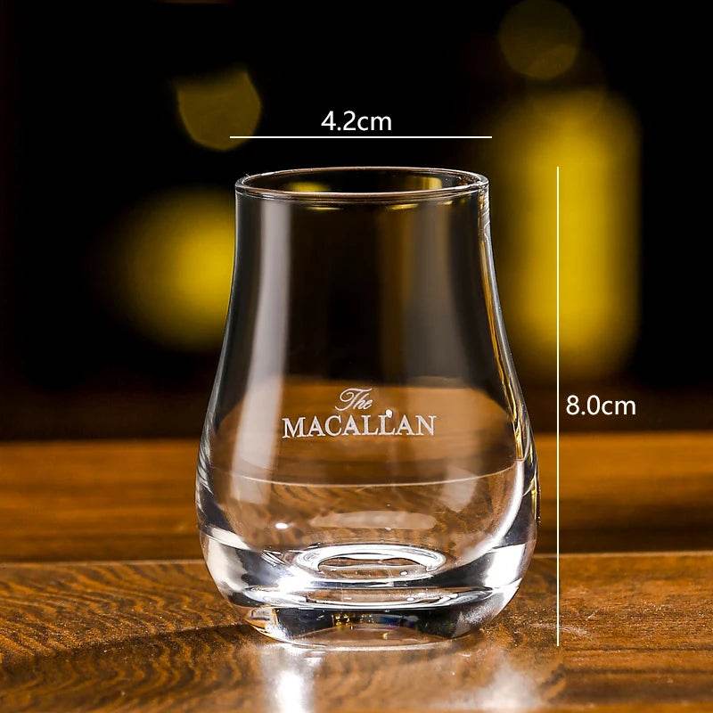 Copos de Whisky Ovalados com Bandeja de Madeira - Haustter