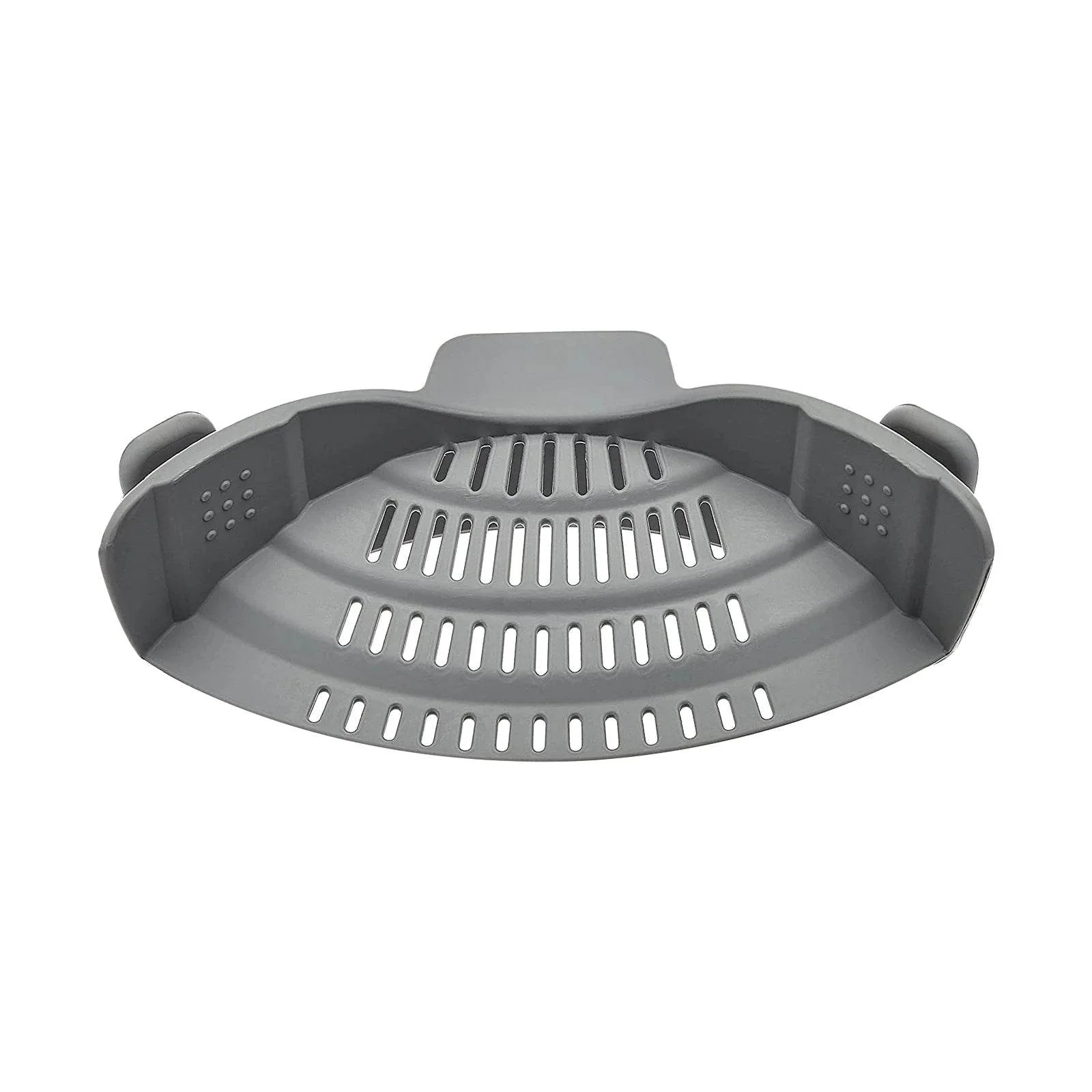 Escorredor Encaixável de Silicone com Clip para Panelas e Bowls - Haustter