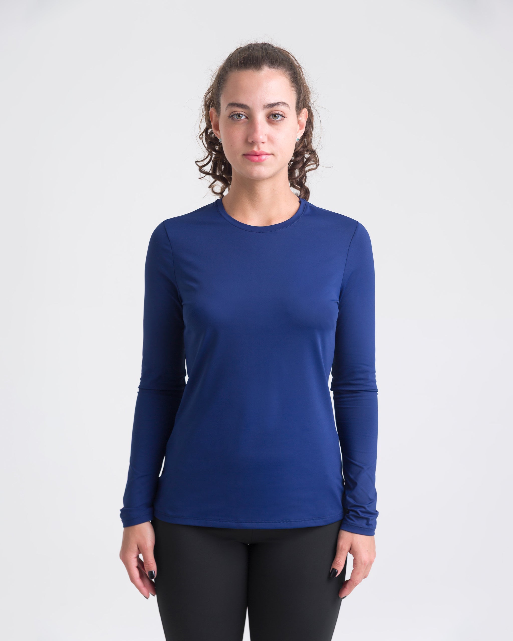 Blusa Segunda Pele Shade Feminina - Azul