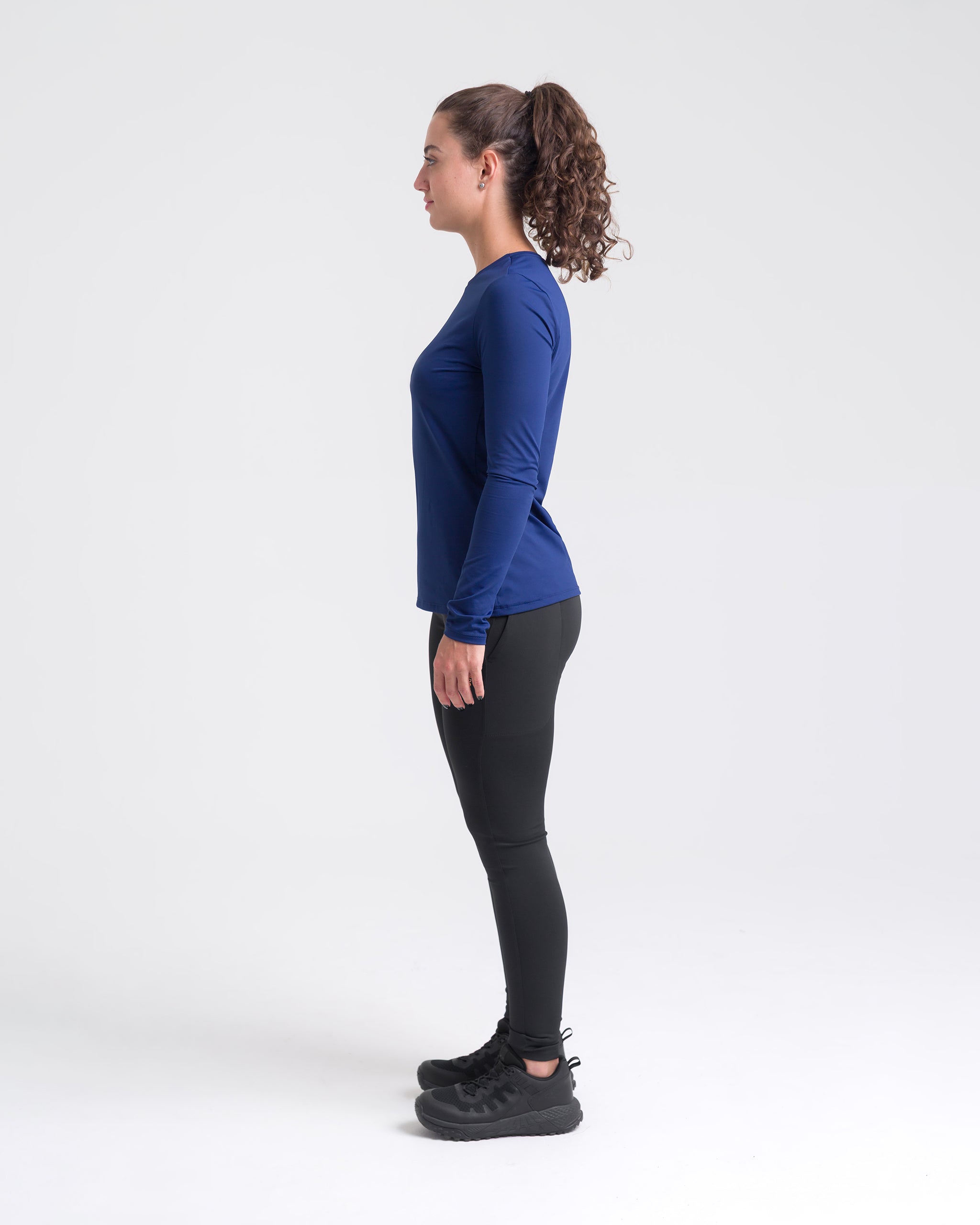 Blusa Segunda Pele Shade Feminina - Azul
