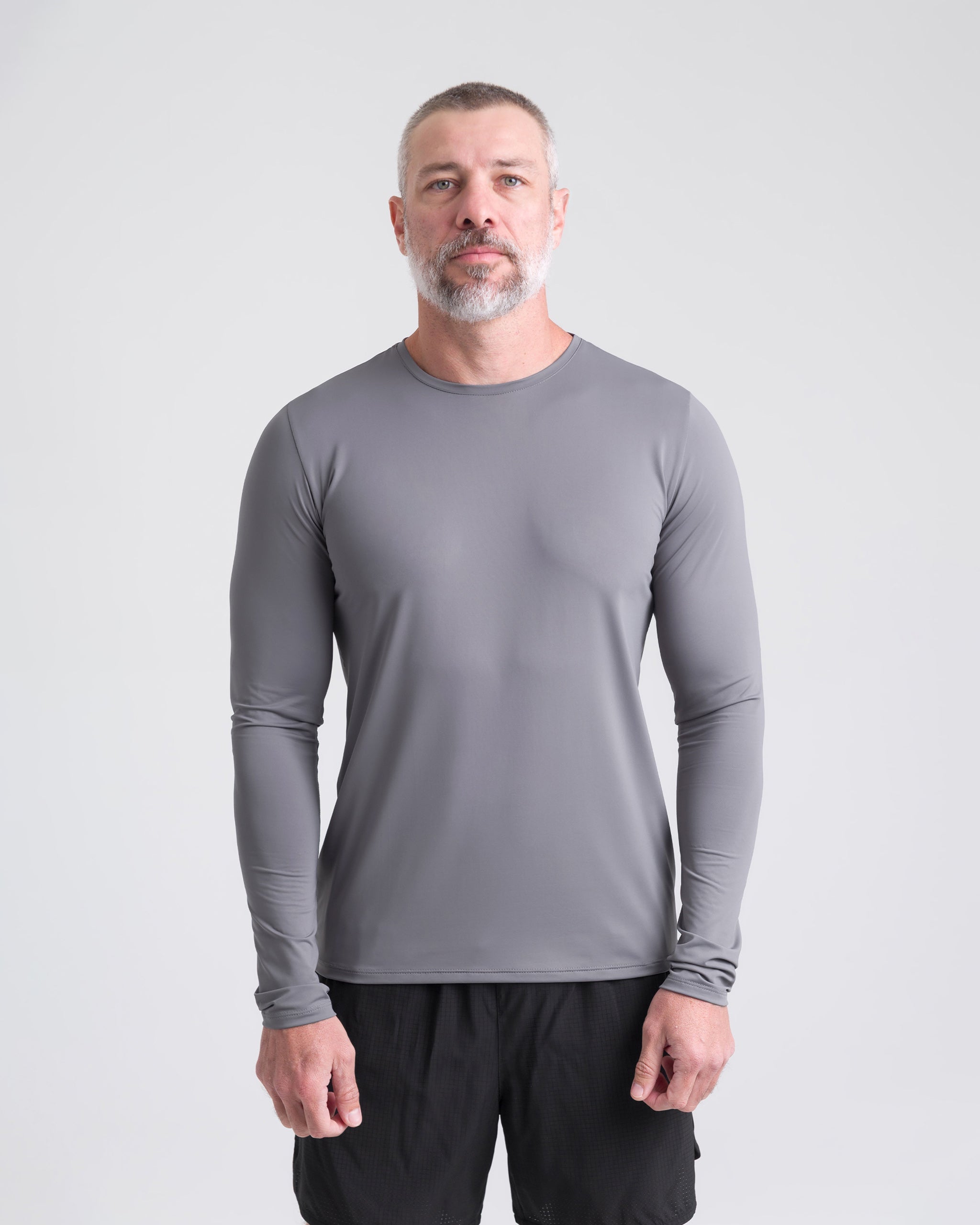 Blusa Segunda Pele Shade Masculina - Cinza