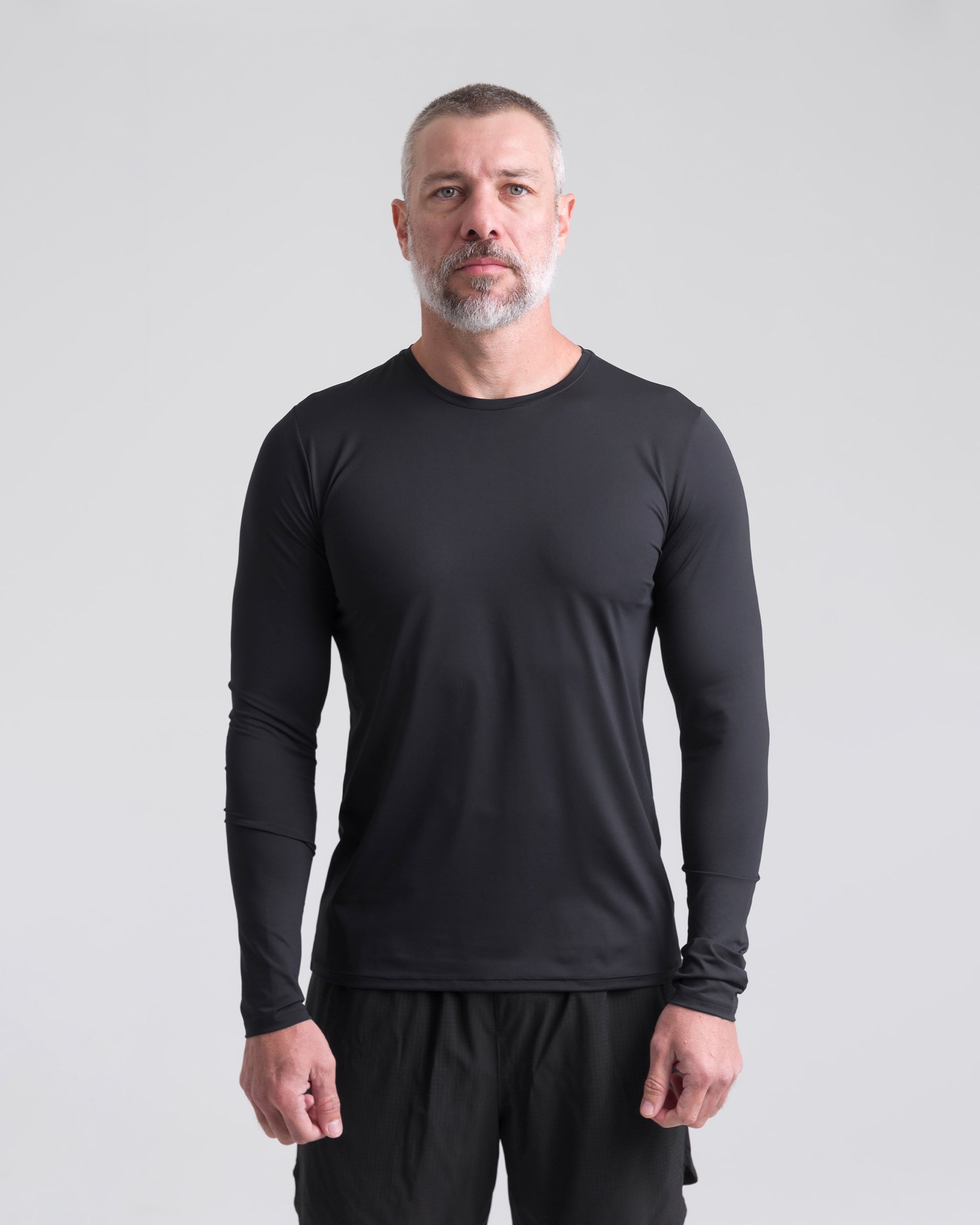 Blusa Segunda Pele Shade Masculina - Preta