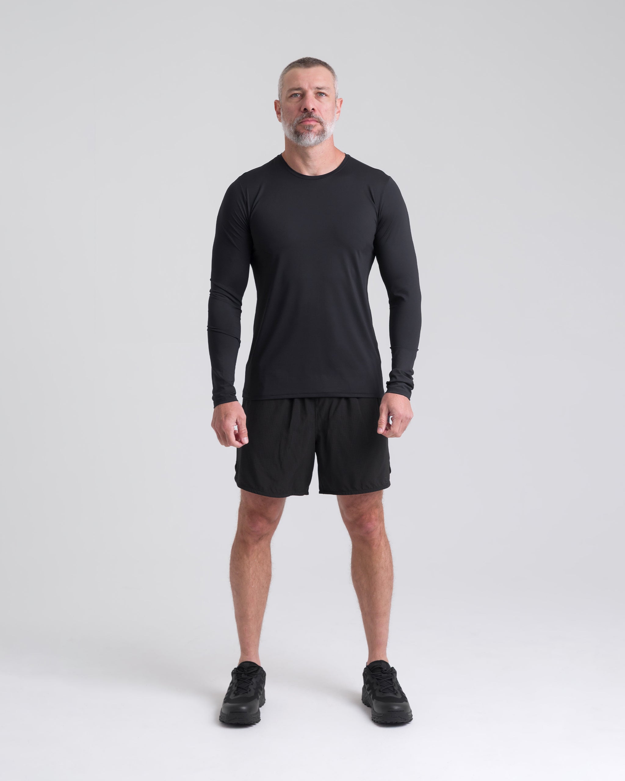 Blusa Segunda Pele Shade Masculina - Preta