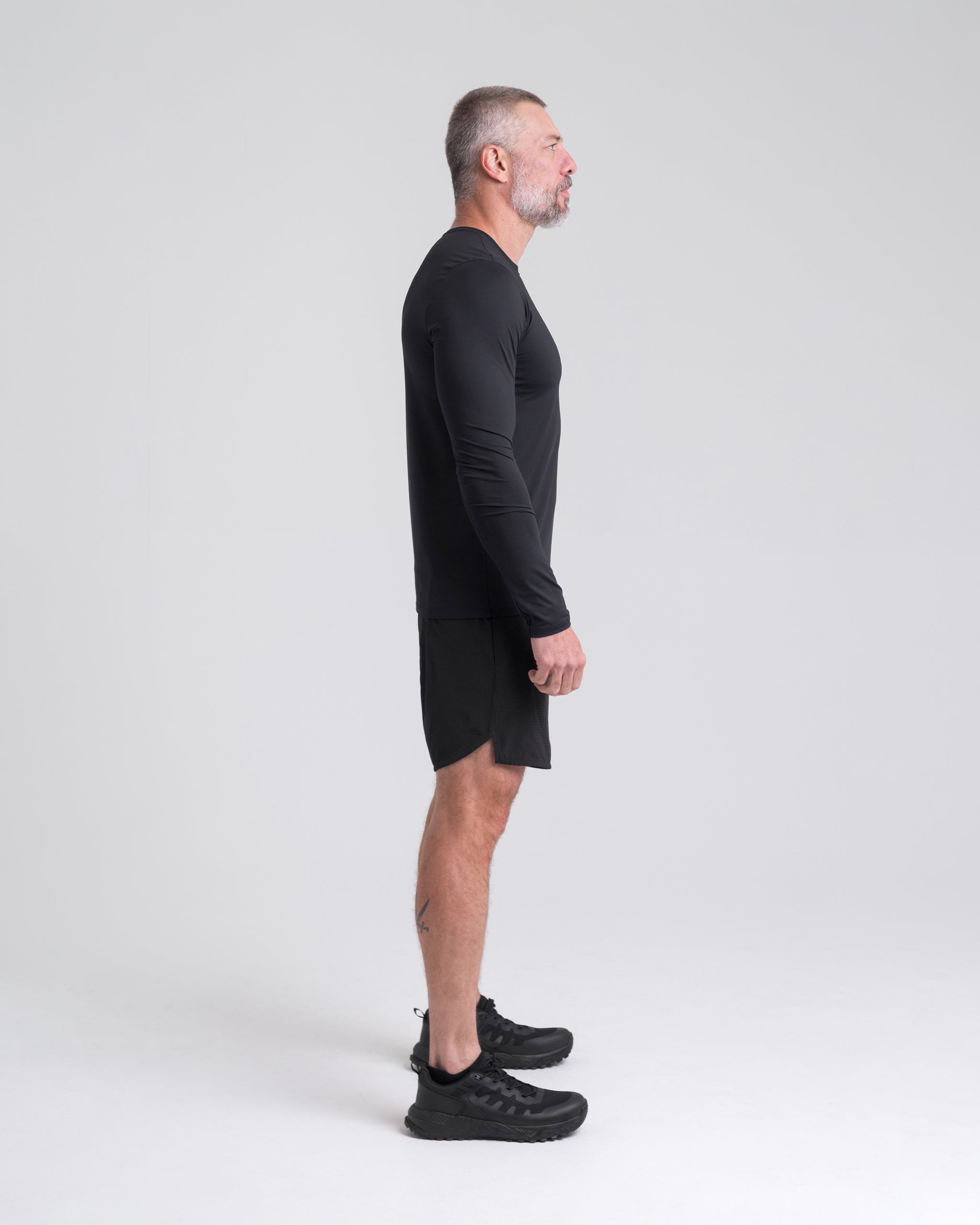 Blusa Segunda Pele Shade Masculina - Preta