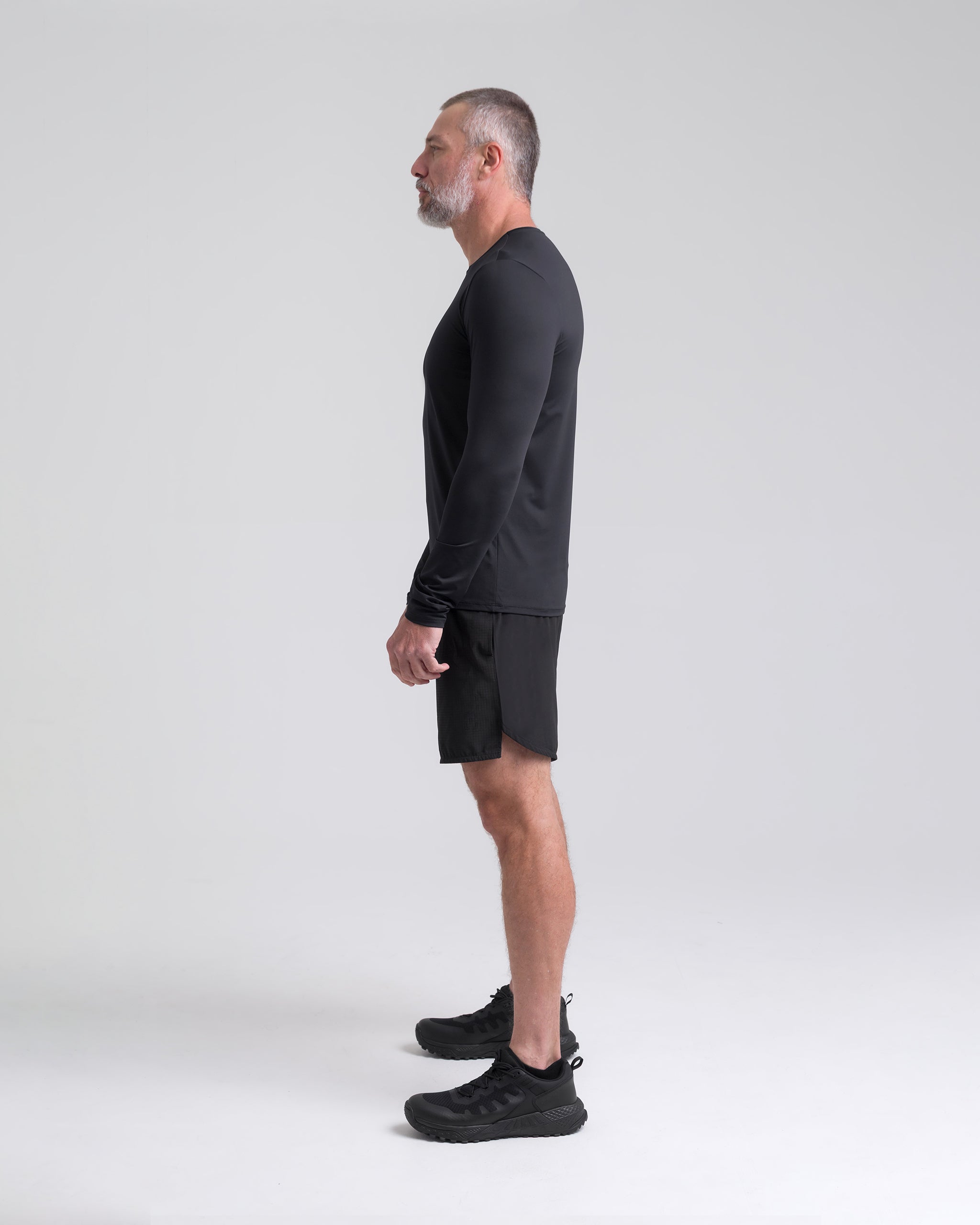 Blusa Segunda Pele Shade Masculina - Preta