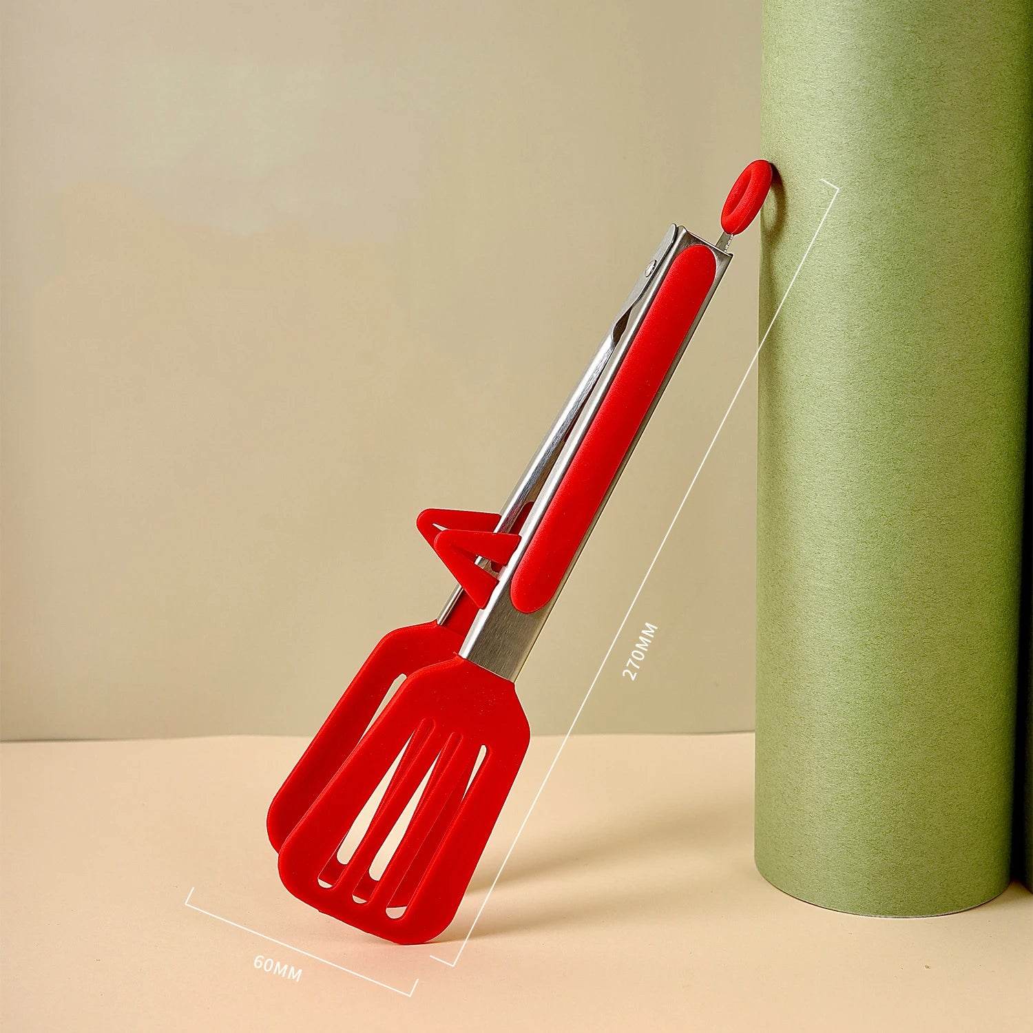 Pegador de Silicone e Aço Inoxidável para Cozinha e Churrasco - Haustter