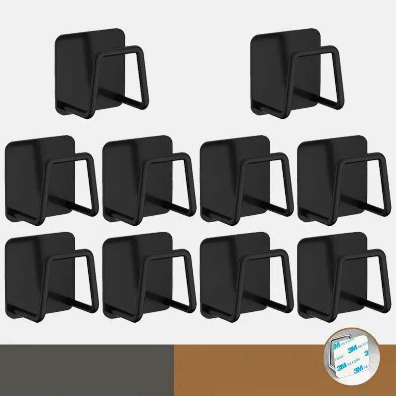 Suporte para Secagem de Esponjas e Organização de Utensílios de Cozinha Preto - Haustter