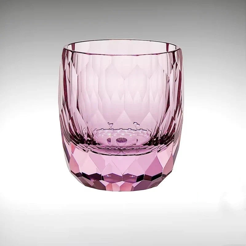 Copo de Cristal Lapidado para Whisky 210 ml