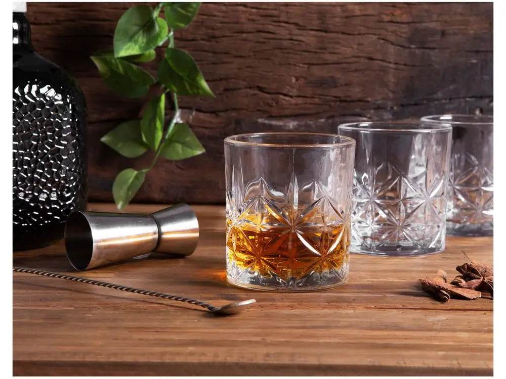 Jogo de Copos para Whisky Pavillion 6 Peças 330ml - Elegância Masculina | Haustter