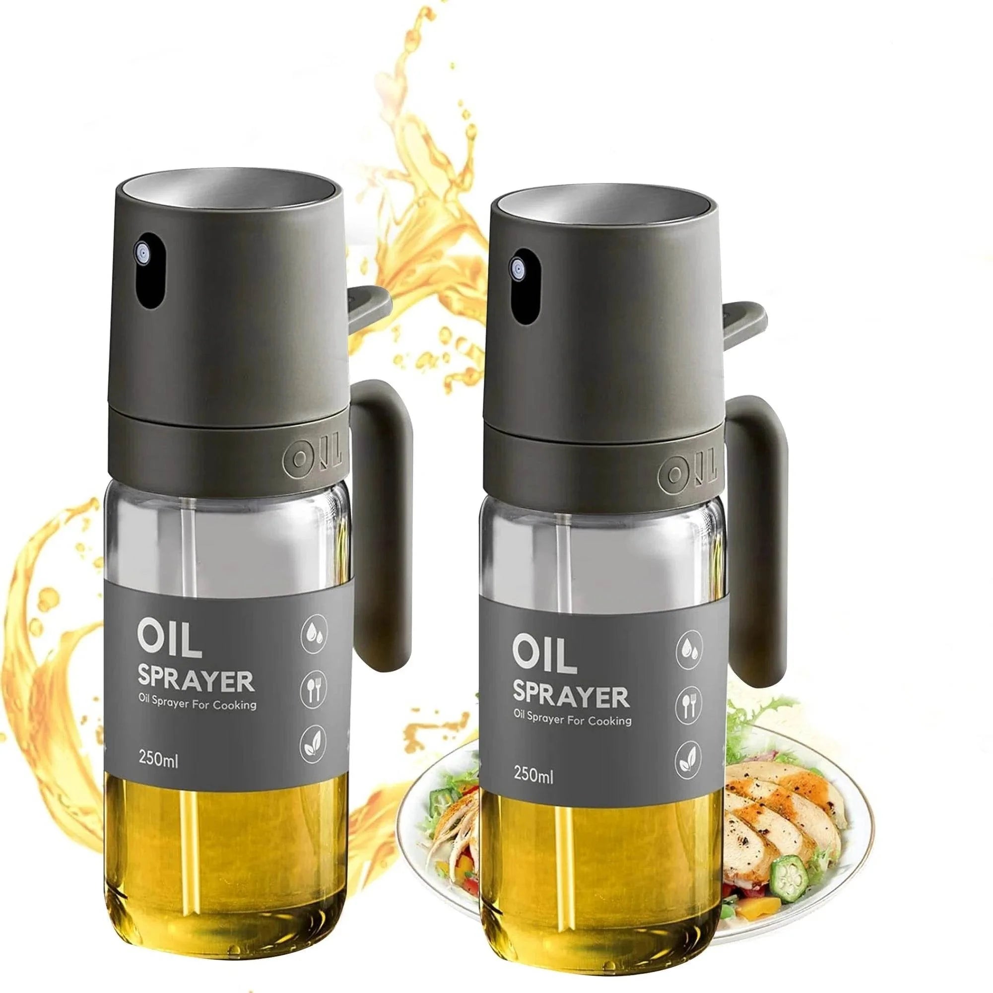 Jarra Spray de Vidro para Óleo de Cozinha - Haustter