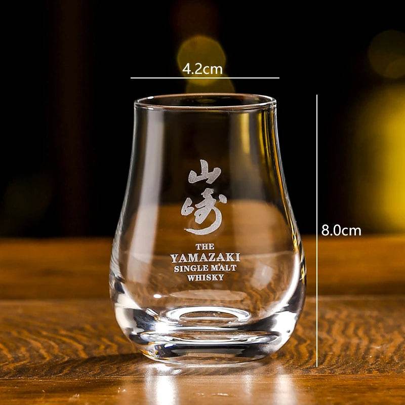Copos de Whisky Ovalados com Bandeja de Madeira - Haustter
