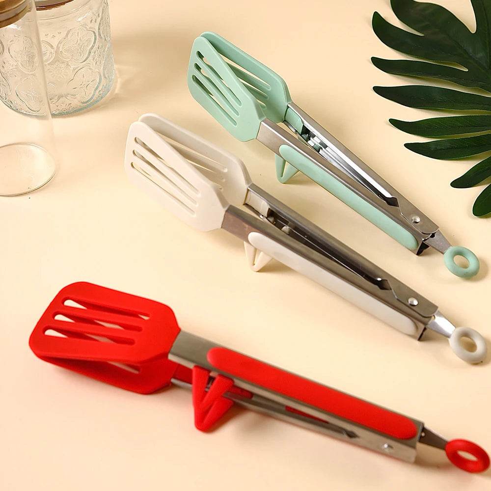 Pegador de Silicone e Aço Inoxidável para Cozinha e Churrasco - Haustter