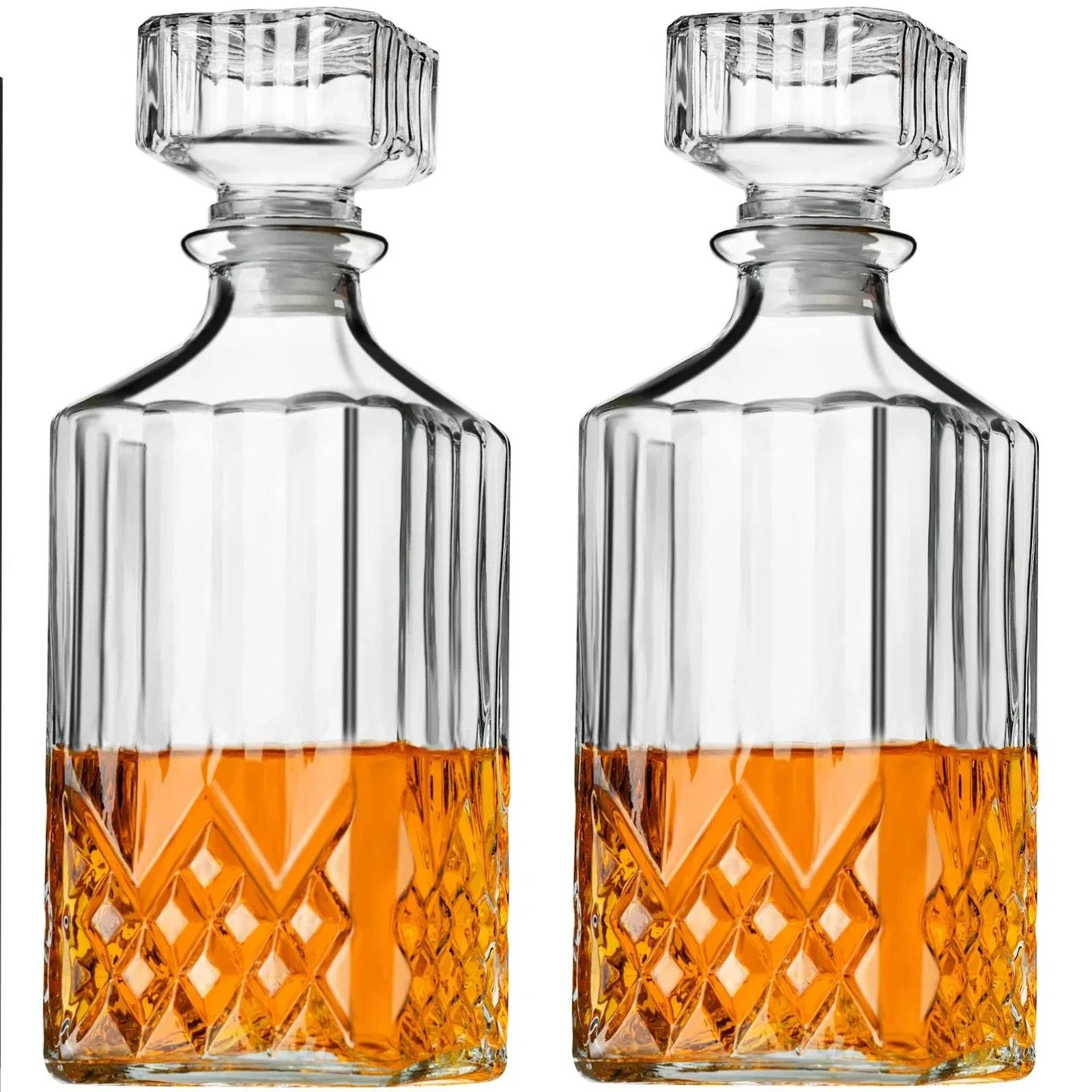 Decantador de Vidro Cristalina para Whisky - Haustter