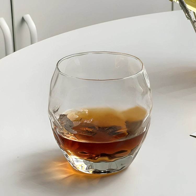Copo de Vidro 350ml com Padrão de Nuvens - Haustter