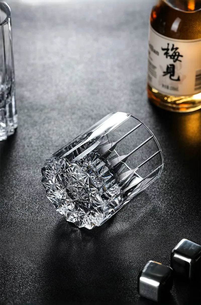 Copo de Whisky Luxuoso com Efeito Kaleidoscópio - Haustter