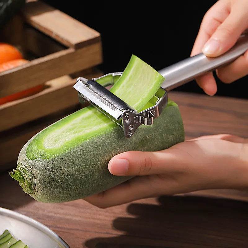 Descascador 4 em 1 de Aço Inoxidável para Frutas e Verduras | Haustter