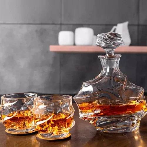 Kit Maestoso de Luxo – Decantador e Copo para Whisky | Haustter