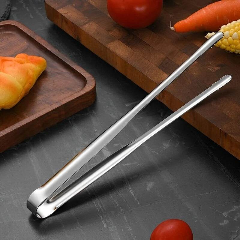 Pinça de Churrasco Longa em Aço Inoxidável para Alimentos | Haustter