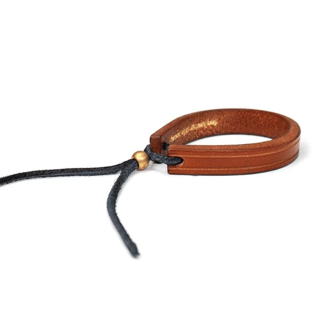 Pulseira Leather Cuff